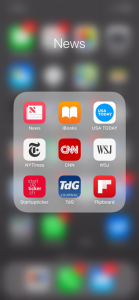 News Apps on my iPhone